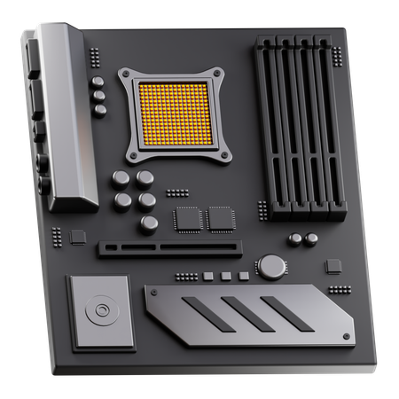 Motherboard  3D Icon