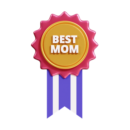Mothers Day Badge  3D Icon