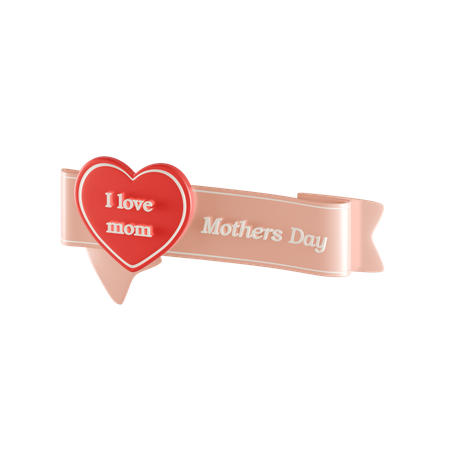 Mothers Day Banner  3D Icon