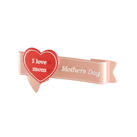 Mothers Day Banner  3D Icon