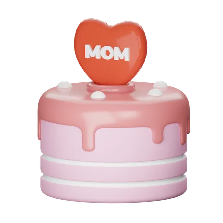 Mothers Day Cake  3D Icon