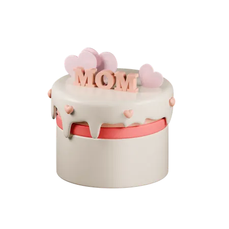 Mothers Day Cake  3D Icon