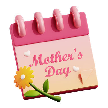 MOTHER’S DAY CALENDAR  3D Icon