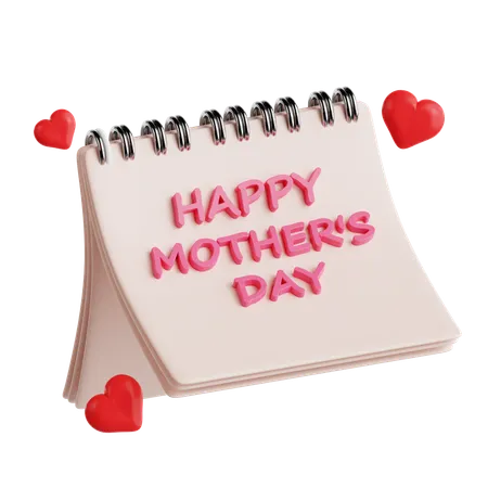 Mother's Day Calendar  3D Icon