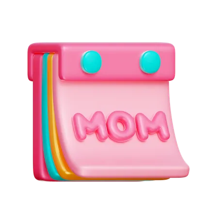 Mother's Day Calendar  3D Icon