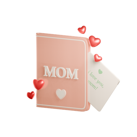 Mothers Day Card  3D Icon