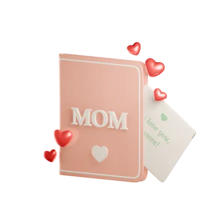 Mothers Day Card  3D Icon