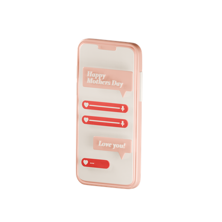 Mothers Day Chat  3D Icon