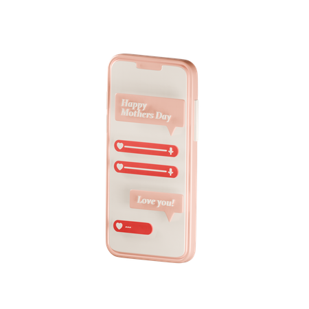 Mothers Day Chat  3D Icon