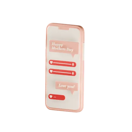 Mothers Day Chat  3D Icon