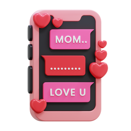 Mothers Day Chat  3D Icon