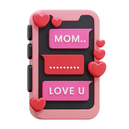 Mothers Day Chat  3D Icon