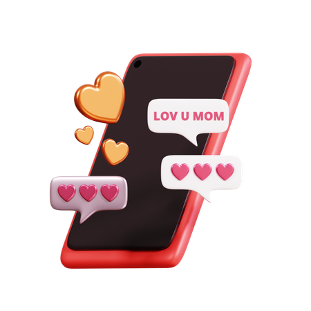 Mothers Day Chat  3D Icon