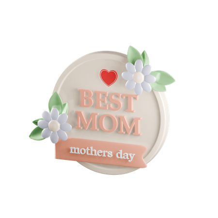 Mothers Day Decoration  3D Icon