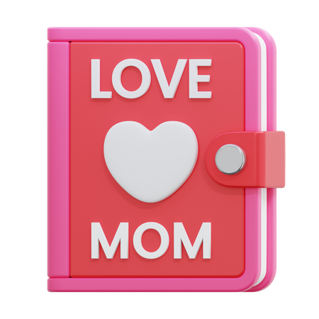 Mothers Day Diary  3D Icon