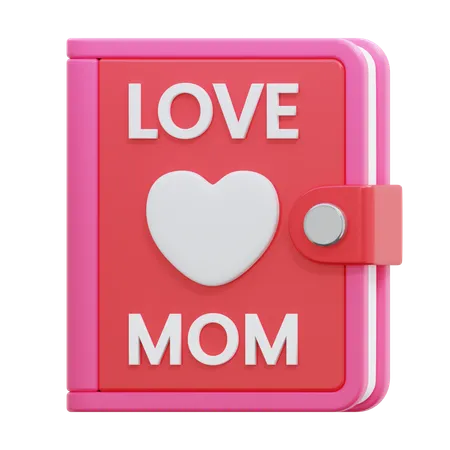 Mothers Day Diary  3D Icon