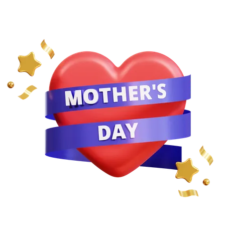 Mothers Day 3 D Icon 3D Icon