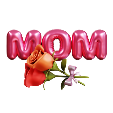 Mothers Day Flower  3D Icon