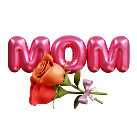 Mothers Day Flower  3D Icon