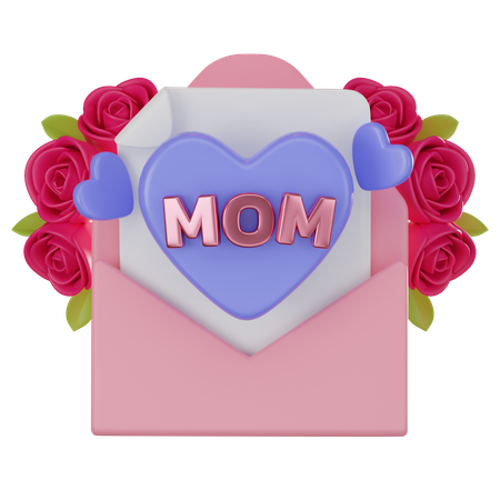 Mothers Day Invitation  3D Icon