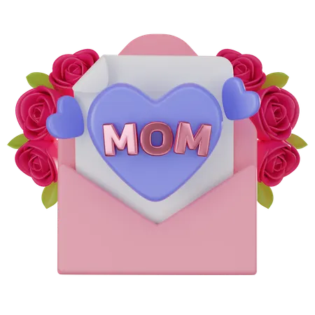 Mothers Day Invitation  3D Icon