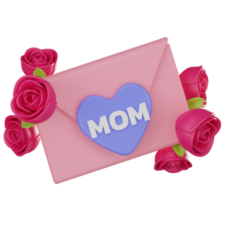 Mothers Day Invitation  3D Icon