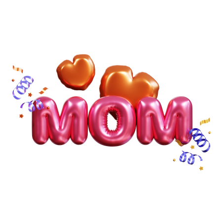 Mothers Day Love  3D Icon
