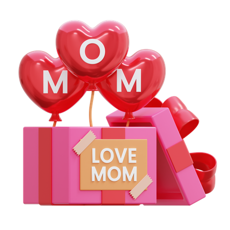 Mothers Day Suprise  3D Icon