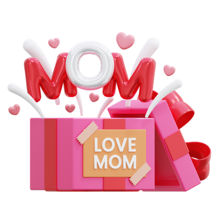 Mothers Day Suprise  3D Icon