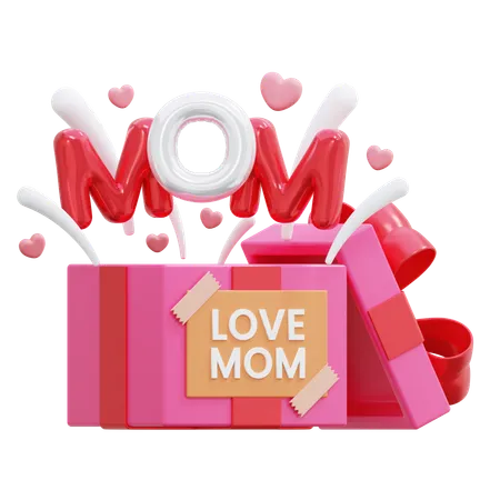 Mothers Day Suprise  3D Icon