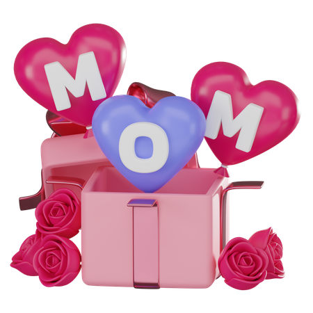 Mothers Day Surprise  3D Icon