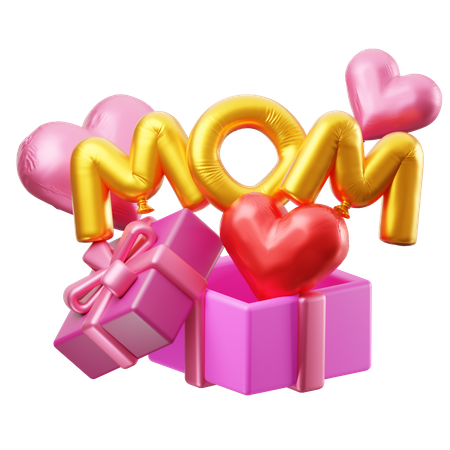 Mothers Day Surprise  3D Icon