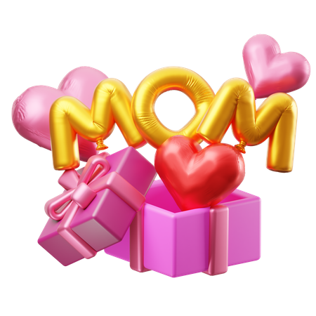 Mothers Day Surprise  3D Icon