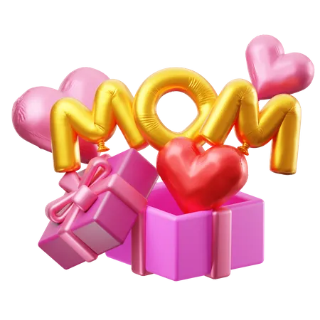 Mothers Day Surprise  3D Icon