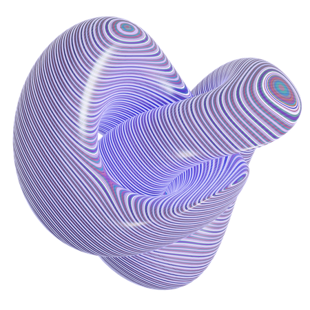 Forme de motif abstrait  3D Icon