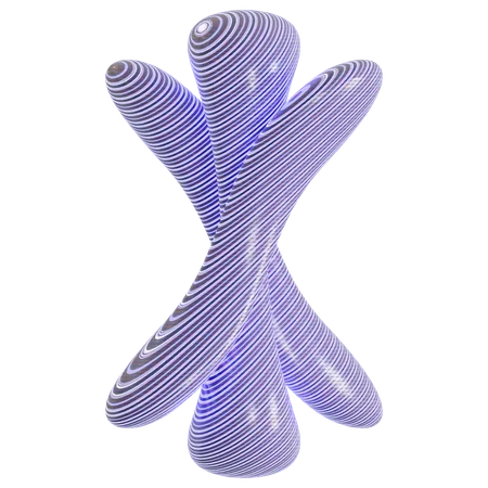 Forme de motif abstrait  3D Icon