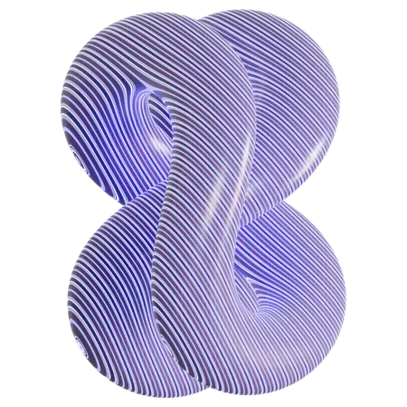 Forme de motif abstrait  3D Icon