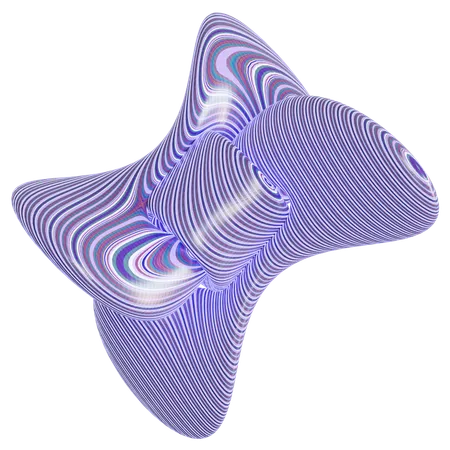 Forme de motif abstrait  3D Icon