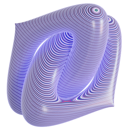 Forme de motif abstrait  3D Icon