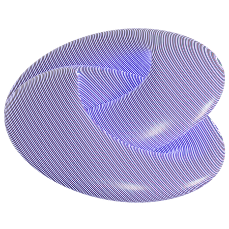 Forme de motif abstrait  3D Icon