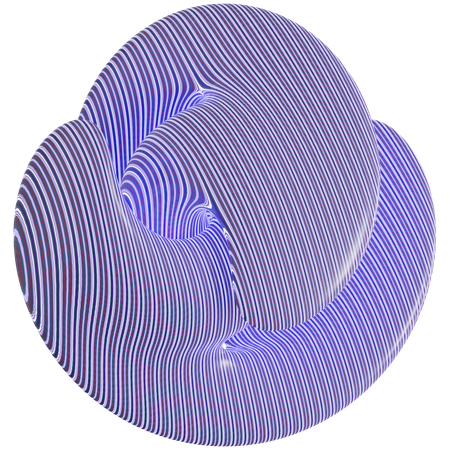 Forme de motif abstrait  3D Icon