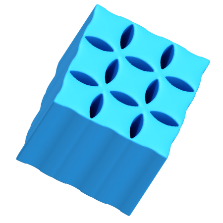 Motif floral  3D Icon