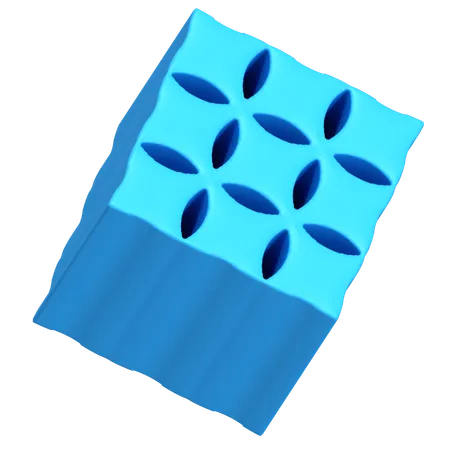 Motif floral  3D Icon