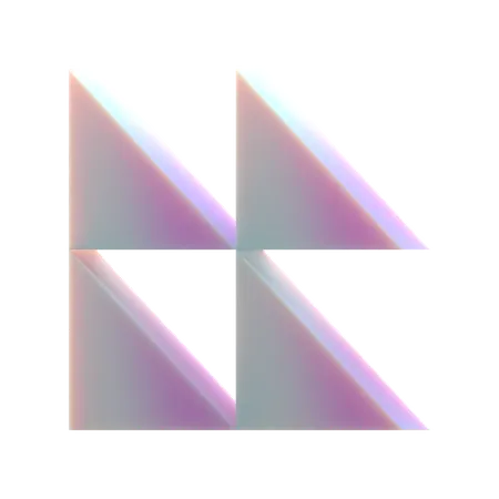 Motif triangulaire  3D Icon