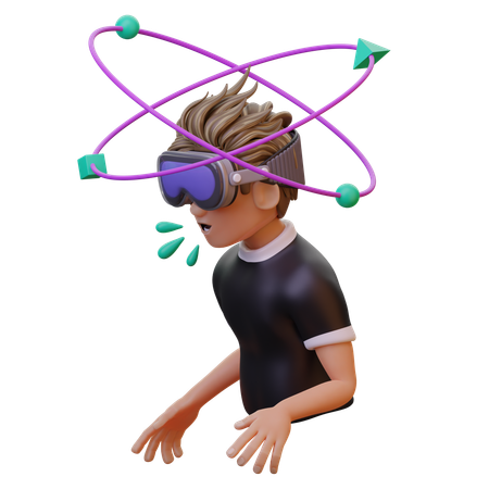 Motion Sickness  3D Icon