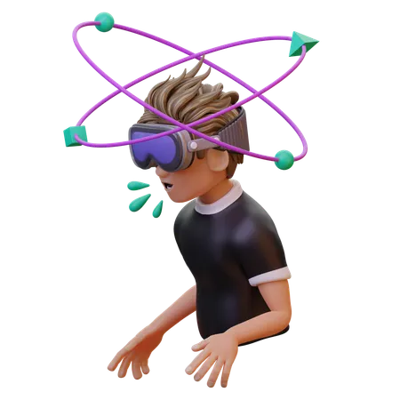 Motion Sickness  3D Icon