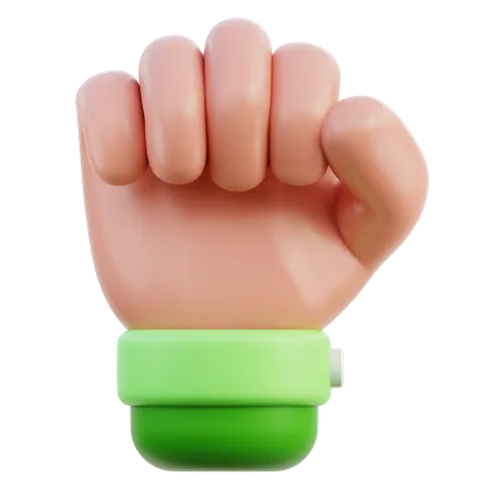 Gesto de la mano de motivación  3D Icon