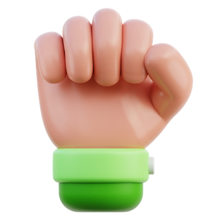 Motivation Hand Gesture  3D Icon