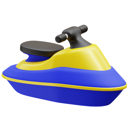 Moto acuática  3D Icon