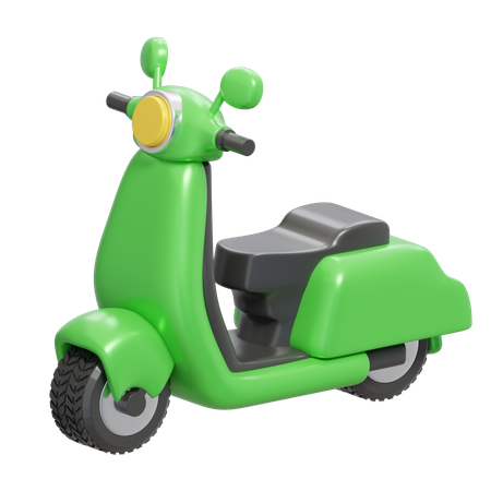 Moto électrique  3D Icon